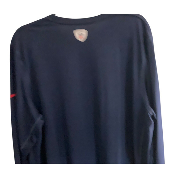 New England Patriots NFL Nike Dri-Fit Long Sleeve Shirt Mens Size XL Blue - Picture 9 of 13